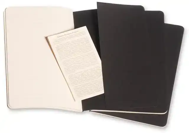 SCHRIFT MOLESKINE 130X210MM LIJN 160PAG