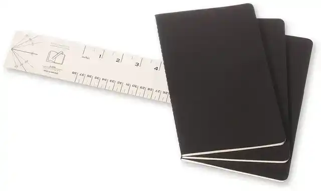 SCHRIFT MOLESKINE 130X210MM LIJN 160PAG