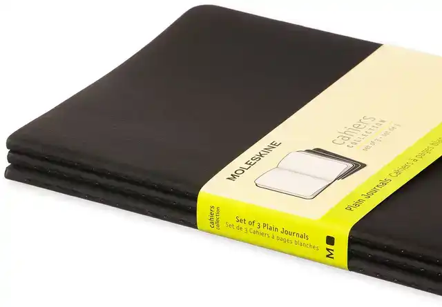 SCHRIFT MOLESKINE 130X210MM BLC 160PAG