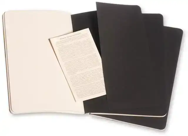 SCHRIFT MOLESKINE 130X210MM BLC 160PAG