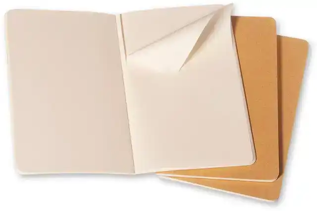 SCHRIFT MOLESKINE 130X210MM BLC 160PAG