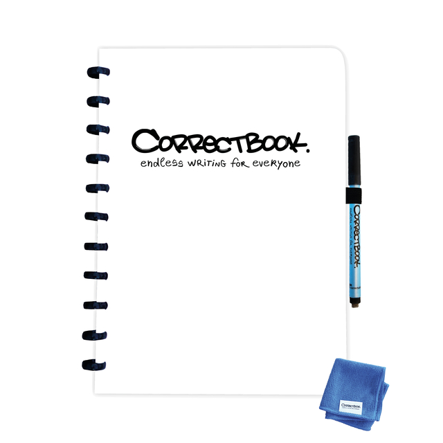 NOTITIEBOEK CORRECTBOOK A4 BLANCO 40BLZ