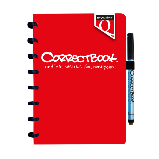 NOTITIEBOEK CORRECTBOOK QUANTORE A5