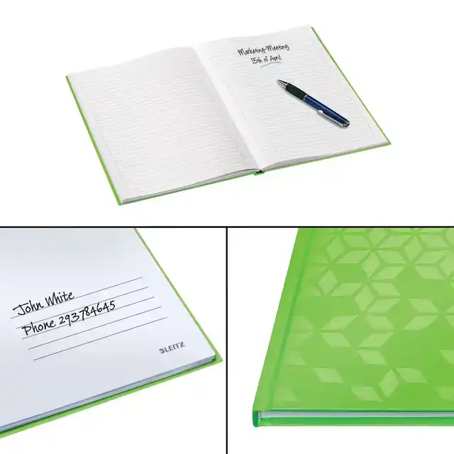 NOTITIEBOEK LEITZ WOW A5 160BLZ 90GR