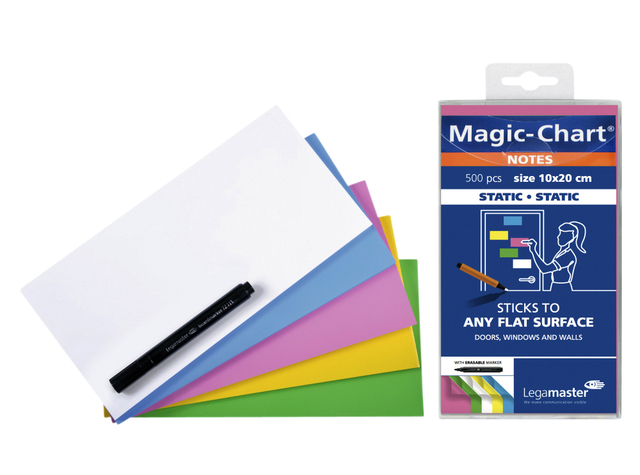 MAGIC CHART NOTES LEGAMASTER 10X20CM