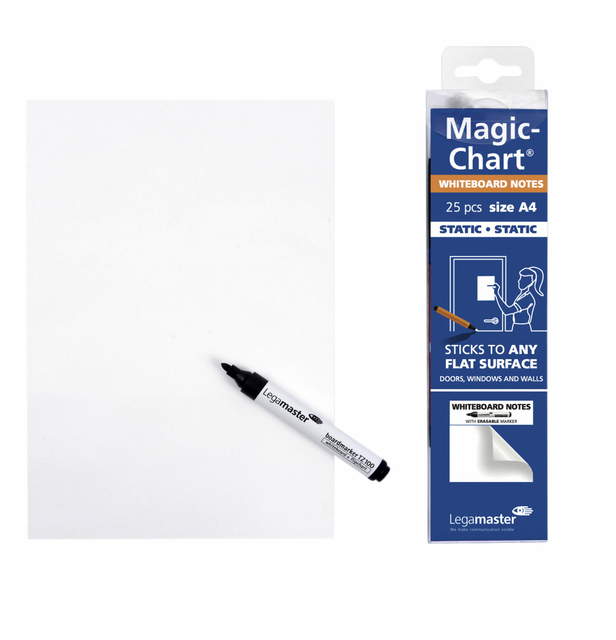 MAGIC CHART NOTES LEGAMASTER WHITEBOARD