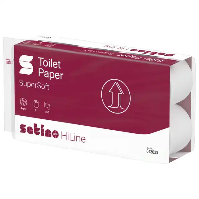 TOILETPAPIER SATINO MT1 HILINE 8X150