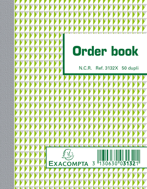 ORDERBOEK EXACOMPTA 135X105MM 50X2VEL