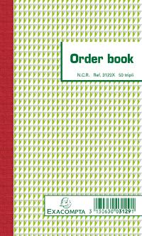 ORDERBOEK EXACOMPTA 175X105MM 50X3VEL