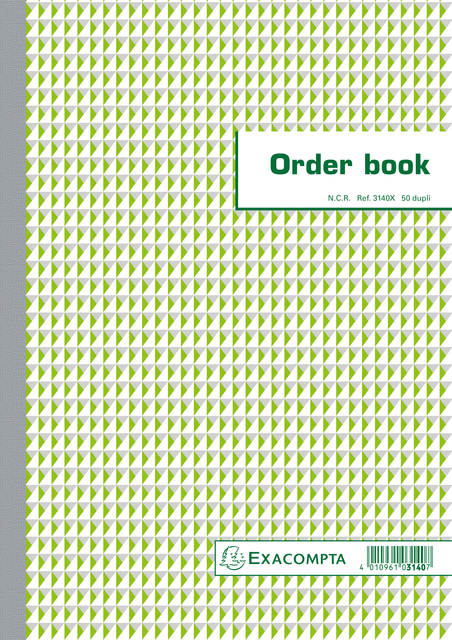 ORDERBOEK EXACOMPTA 297X210MM 50X2VEL