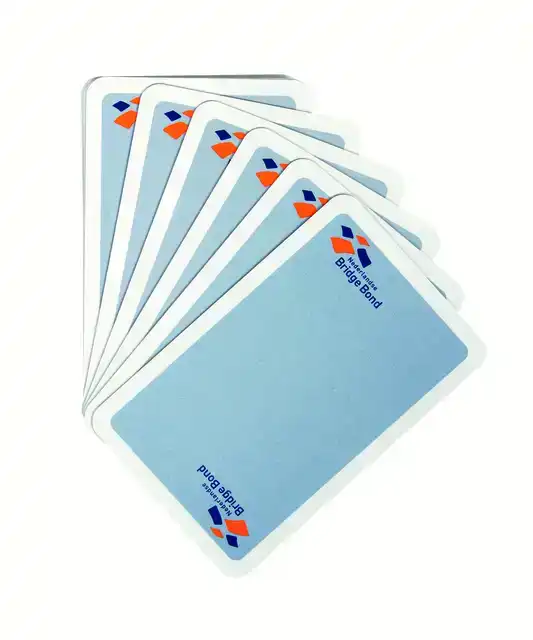 SPEELKAARTEN BRIDGE BOND BLAUW