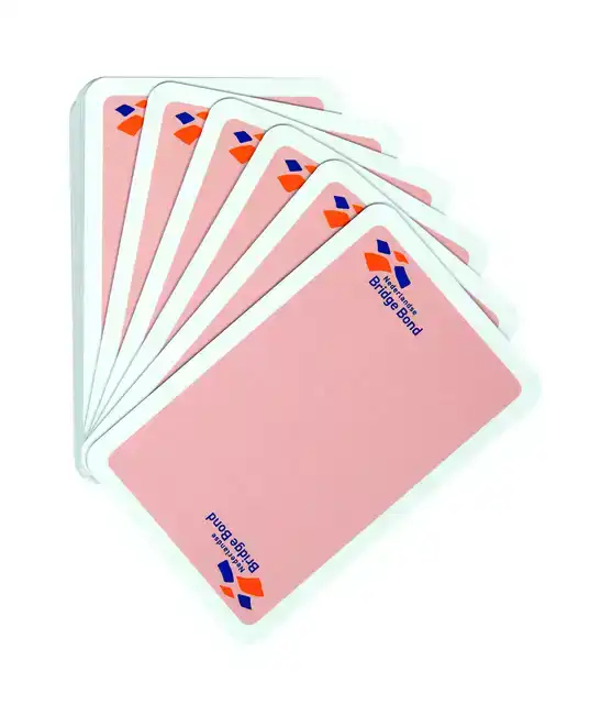 SPEELKAARTEN BRIDGE BOND ROZE