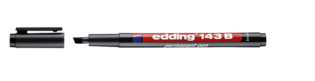 VILTSTIFT EDDING 143 SCHUIN 1-3MM ZWART