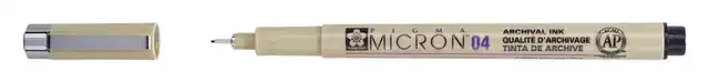 FINELINER SAKURA PIGMA MICRON ASS ZWART