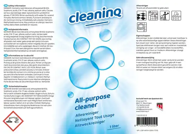 ALLESREINIGER CLEANINQ 1 LITER