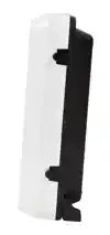 WANDKLOK PEREL FLIPOVER 31CM ZWART WIT