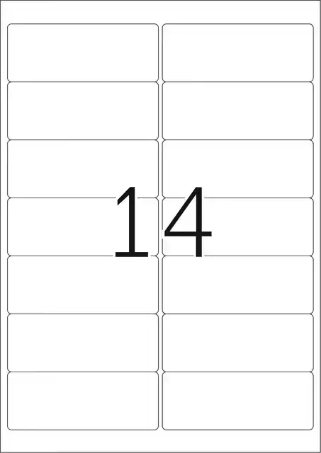 ETIKET HERMA 8671 A4 99.1X38.1 FOLIE