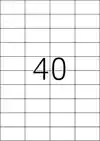 ETIKET HERMA 4684 52.5X29.7MM A4 FOLIE