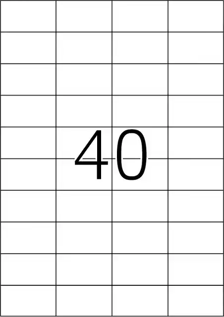 ETIKET HERMA 4684 52.5X29.7MM A4 FOLIE
