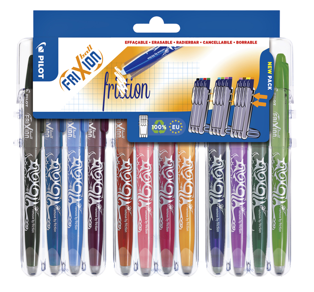 ROLLERPEN PILOT FRIXION BL-FR7 M SET2GO