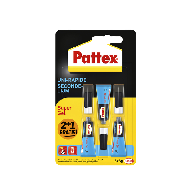 SECONDELIJM PATTEX SUPER GEL 3GR
