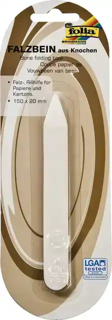 VOUWBEEN FOLIA 15X2CM WIT