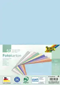 FOTOKARTON FOLIA 2-ZIJDIG A4 PASTEL 50
