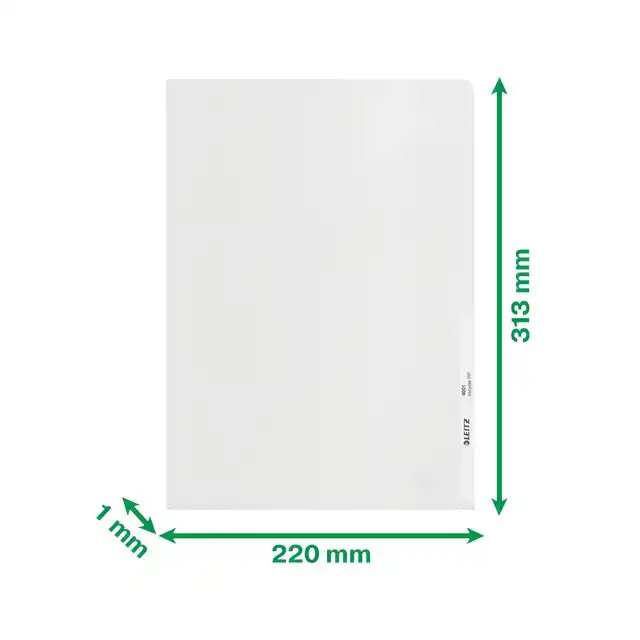 L-MAP LEITZ RECYCLE PP A4 TRANSPARANT