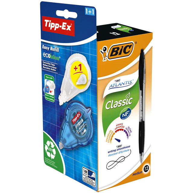 BALPEN BIC ATLANTIS + GRATIS TIPP-EX