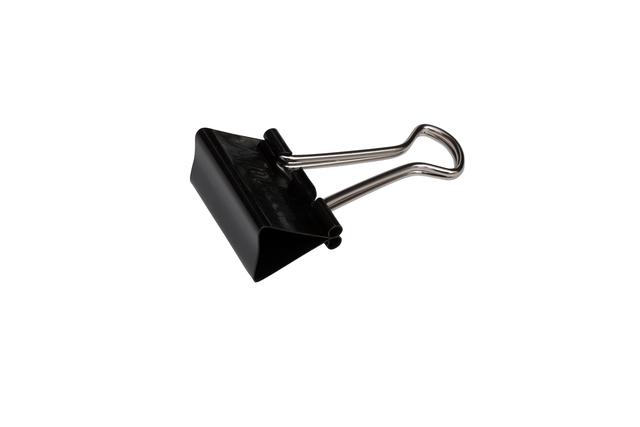 PAPIERKLEM MAUL FOLDBACK 215 13MM ZWART