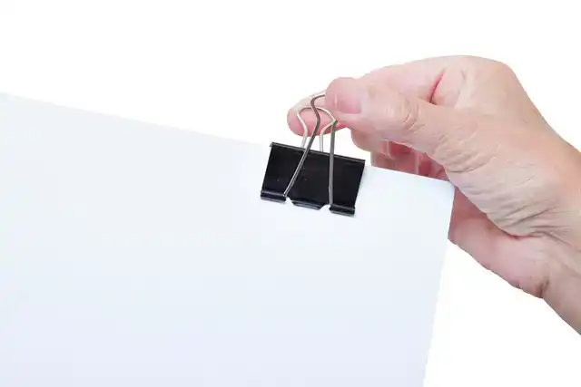 PAPIERKLEM MAUL FOLDBACK 215 19MM ZWART