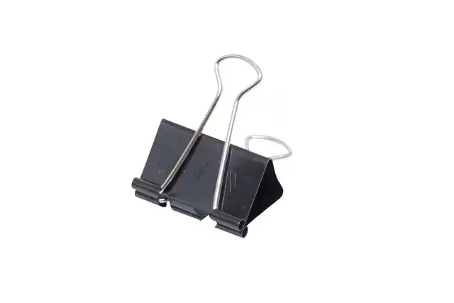 PAPIERKLEM MAUL FOLDBACK 215 19MM ZWART