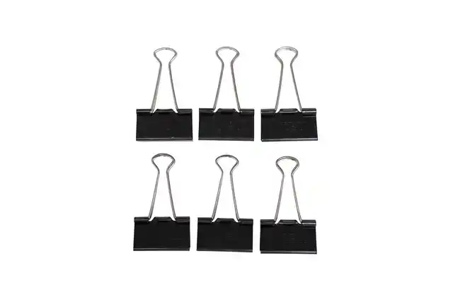 PAPIERKLEM MAUL FOLDBACK 215 19MM ZWART