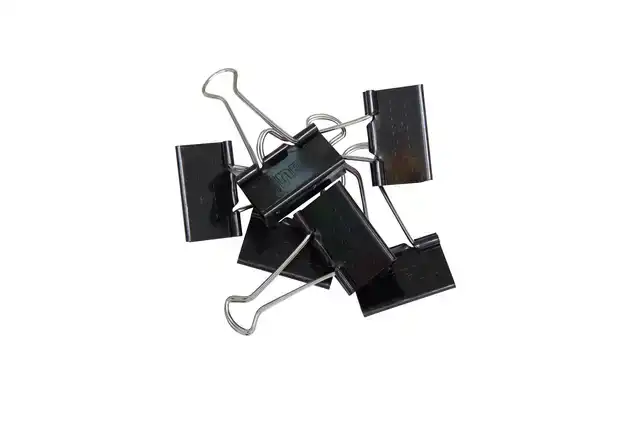 PAPIERKLEM MAUL FOLDBACK 215 19MM ZWART