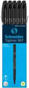 FINELINER SCHNEIDER 967 0.4MM ZWART