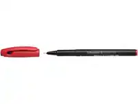 FINELINER SCHNEIDER 967 0.4MM ROOD