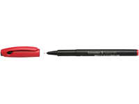 FINELINER SCHNEIDER 967 0.4MM ROOD