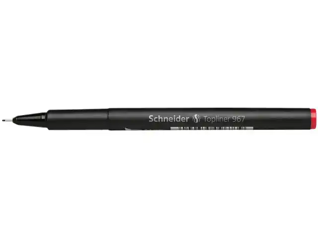 FINELINER SCHNEIDER 967 0.4MM ROOD