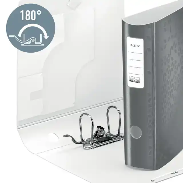 ORDNER LEITZ WOW ACTIVE 180Â° 80MM PP