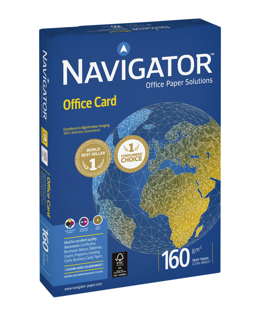 KOPIEERPAPIER NAVIGATOR OFFICE CARD A4