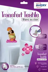 T-SHIRT TRANSFER AVERY C9405-8 A4 8VEL