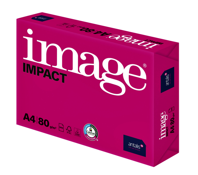 KOPIEERPAPIER IMAGE IMPACT A4 80GR WIT