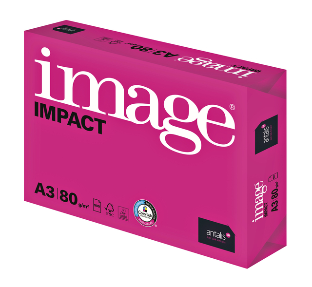 KOPIEERPAPIER IMAGE IMPACT A3 80GR WIT