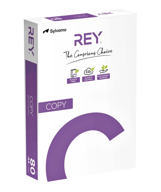 KOPIEERPAPIER REY COPY A4 80GR WIT