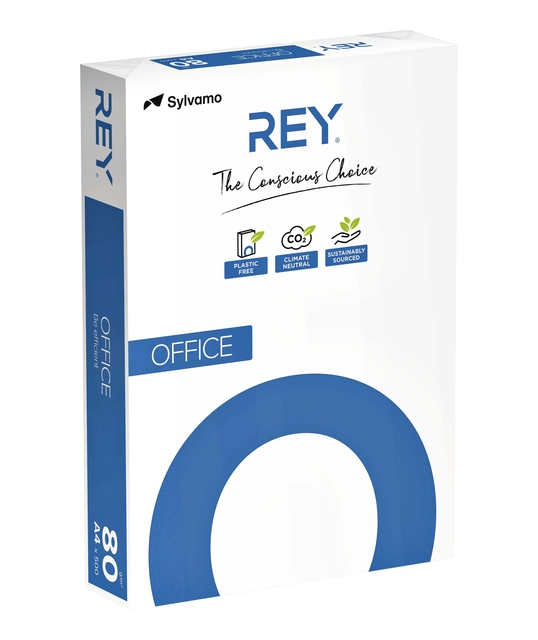 KOPIEERPAPIER REY OFFICE A4 80GR WIT