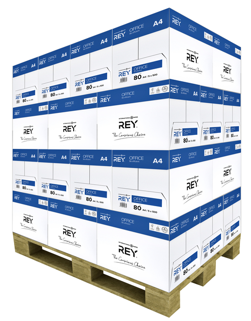 KOPIEERPAPIER REY OFFICE A4 80GR WIT