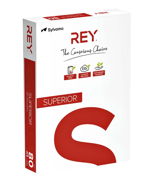 KOPIEERPAPIER REY SUPERIOR A4 80GR WIT