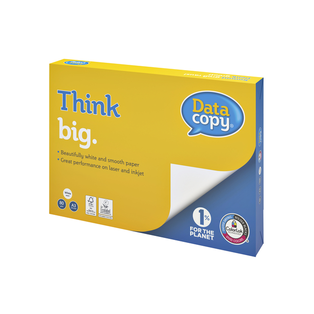 KOPIEERPAPIER DATACOPY A3 80GR WIT
