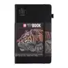 SCHETSBOEK SAKURA 80 ZWARTE VELLEN