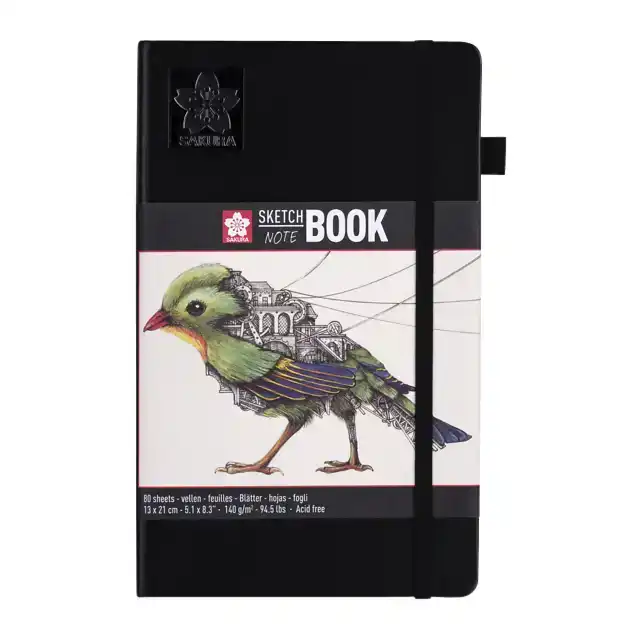 SCHETSBOEK SAKURA 80 WITTE VELLEN
